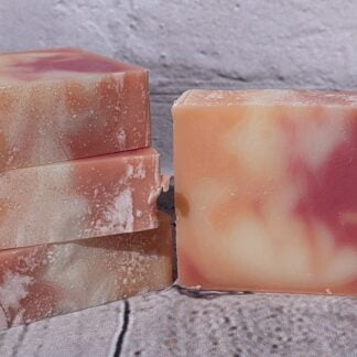 Strawberry Peach Champagne Cold Process Soap